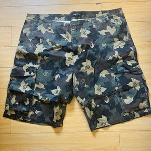 LIFTED RESEARCH GROUP LRG Mens Heavy Material Shorts Cargo Camo 44